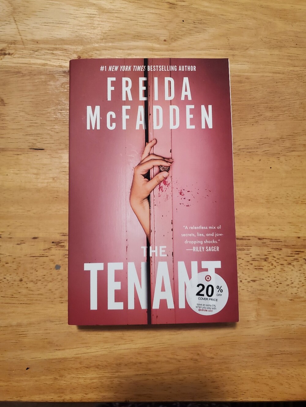 Freida McFadden "The Tenant" Paperback Book